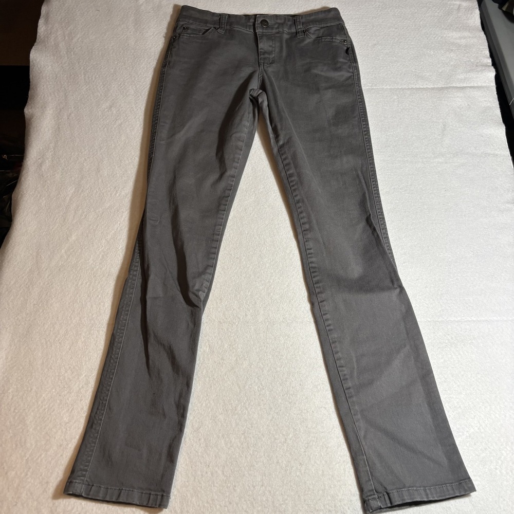 Tripp NYC Pants Womens 5 Gray Straight Leg Denim Casual Low Rise‎ Goth